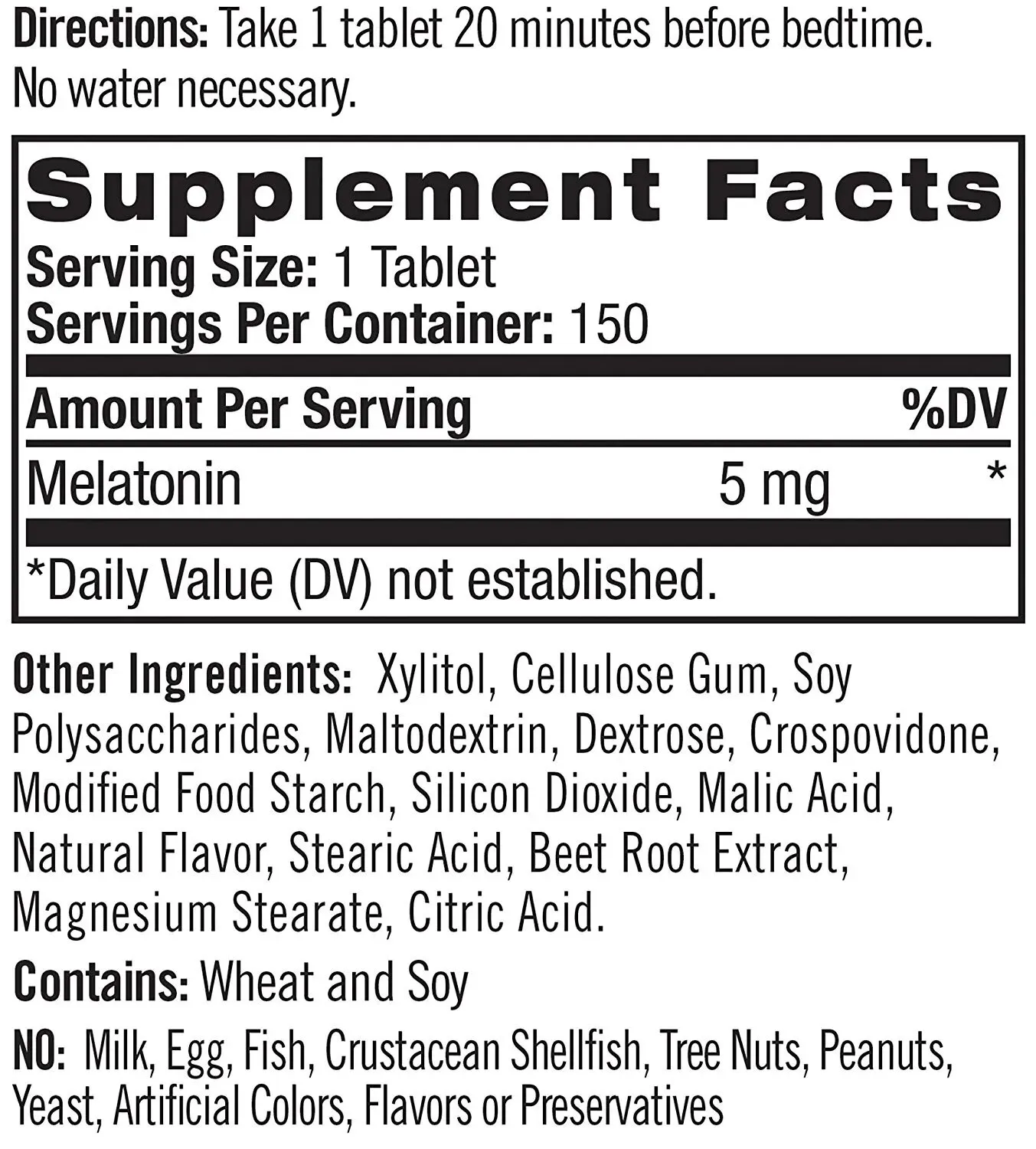 Melatonina Fast Dissolve 5 mg sabor morango 150 tabletes - Image 2
